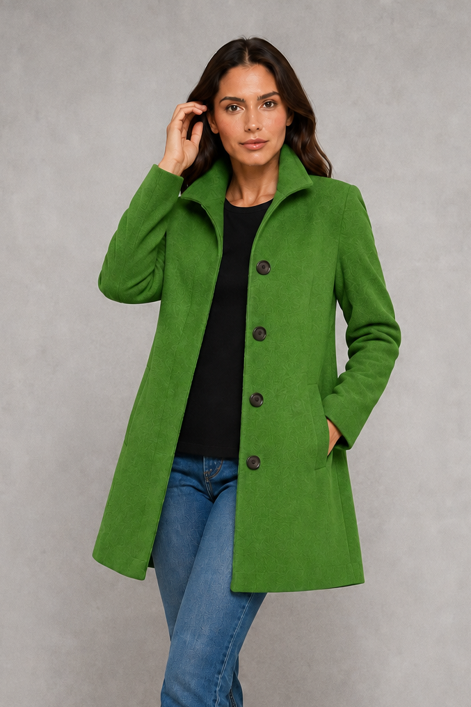 Clara | Classic Button Coat