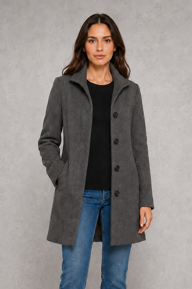 Clara | Classic Button Coat