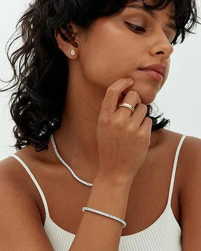 Moissanite Tennis Bracelets