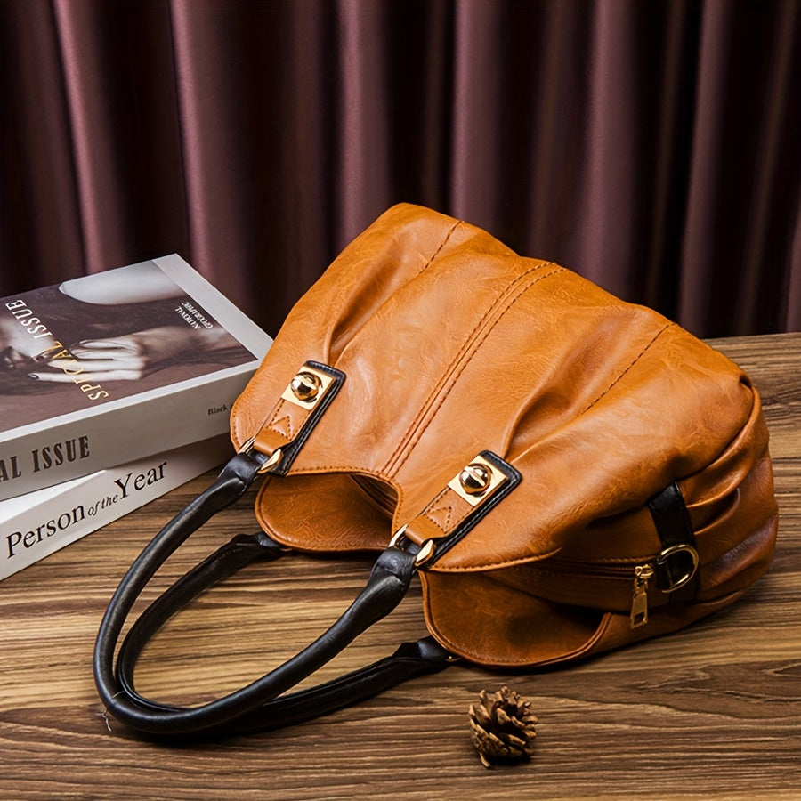 Zoe - Vintage 4-Piece Leather Bag Set