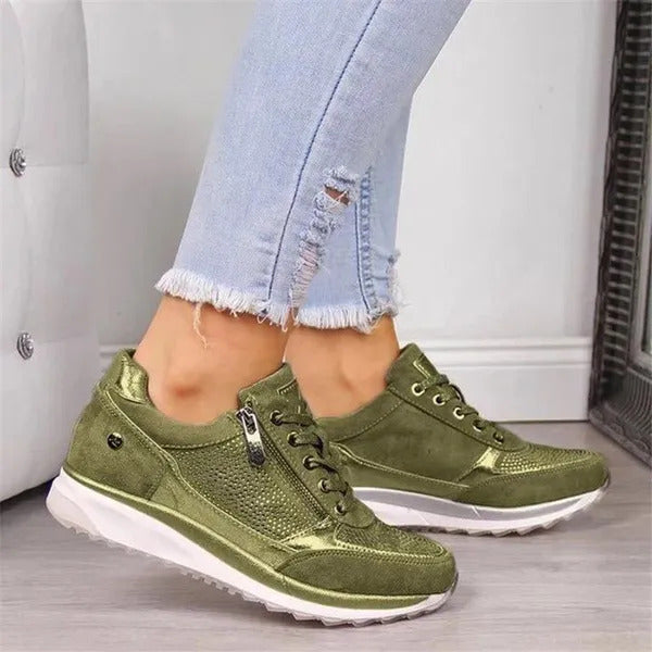 Nora | Elegant trainers with zip fastening