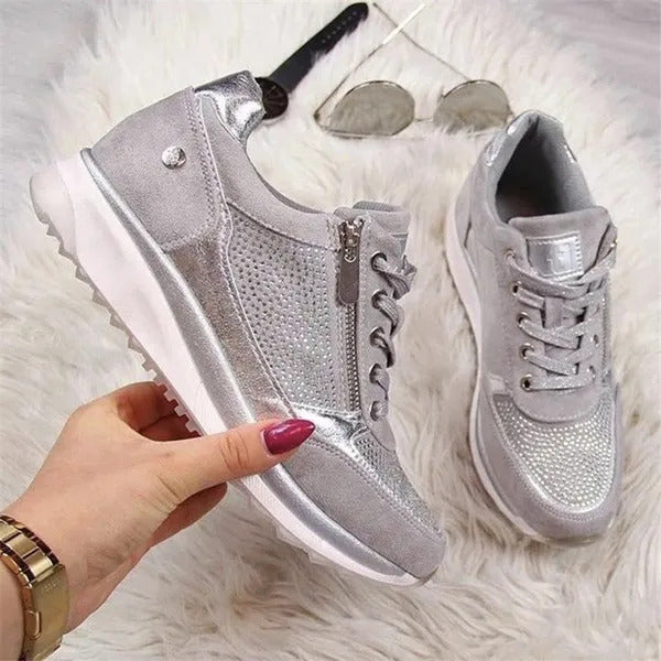 Nora | Elegant trainers with zip fastening