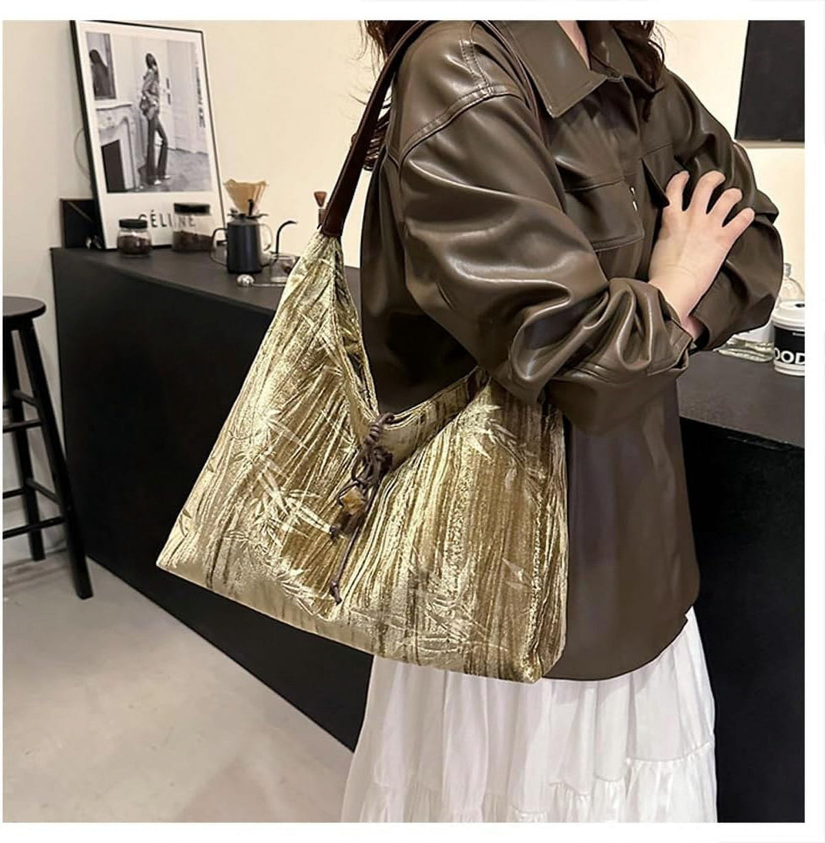 Amélie - Velvet Crossbody Shoulder Bag