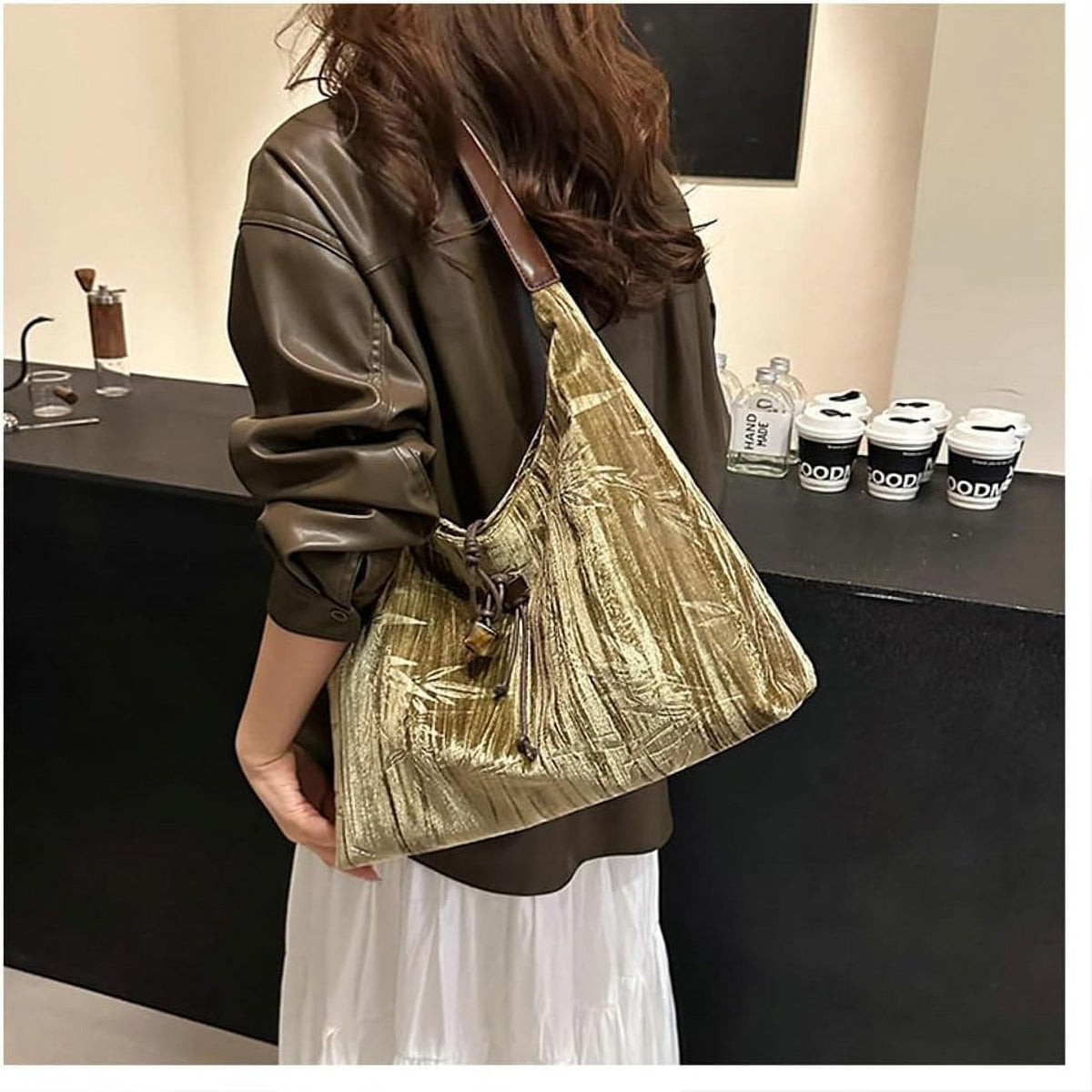 Amélie - Velvet Crossbody Shoulder Bag