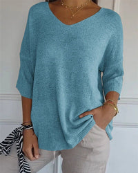 Gisella | Soft Knit V-Neck Jumper