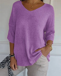 Gwen | Soft Knit V-Neck Jumper