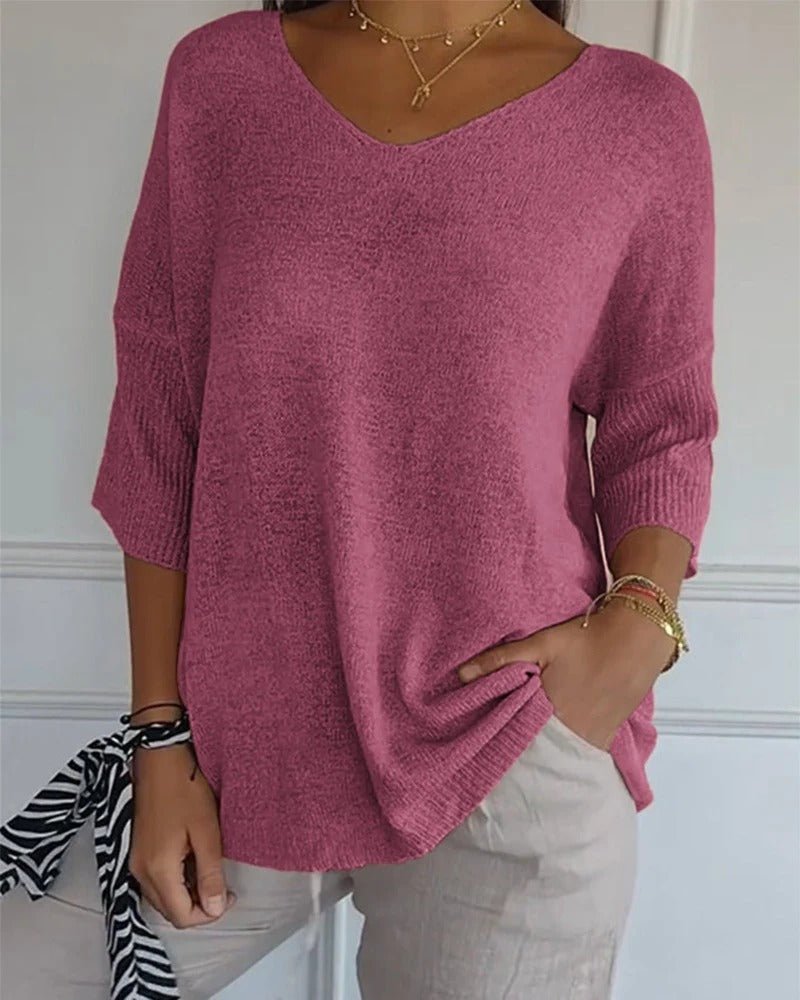 Haven | Soft Knit V-Neck Jumper