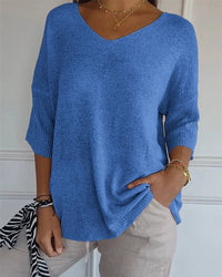 Ellen | Soft Knit V-Neck Jumper