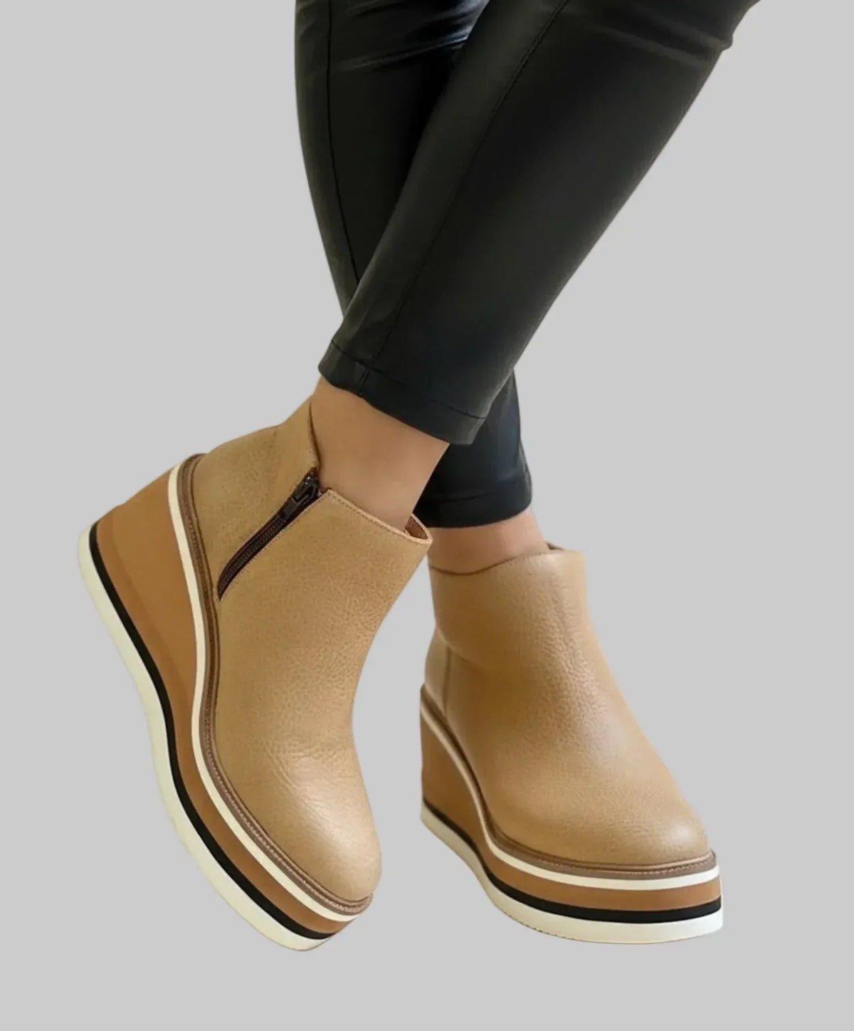 Linda | Wedge Ankle Boots