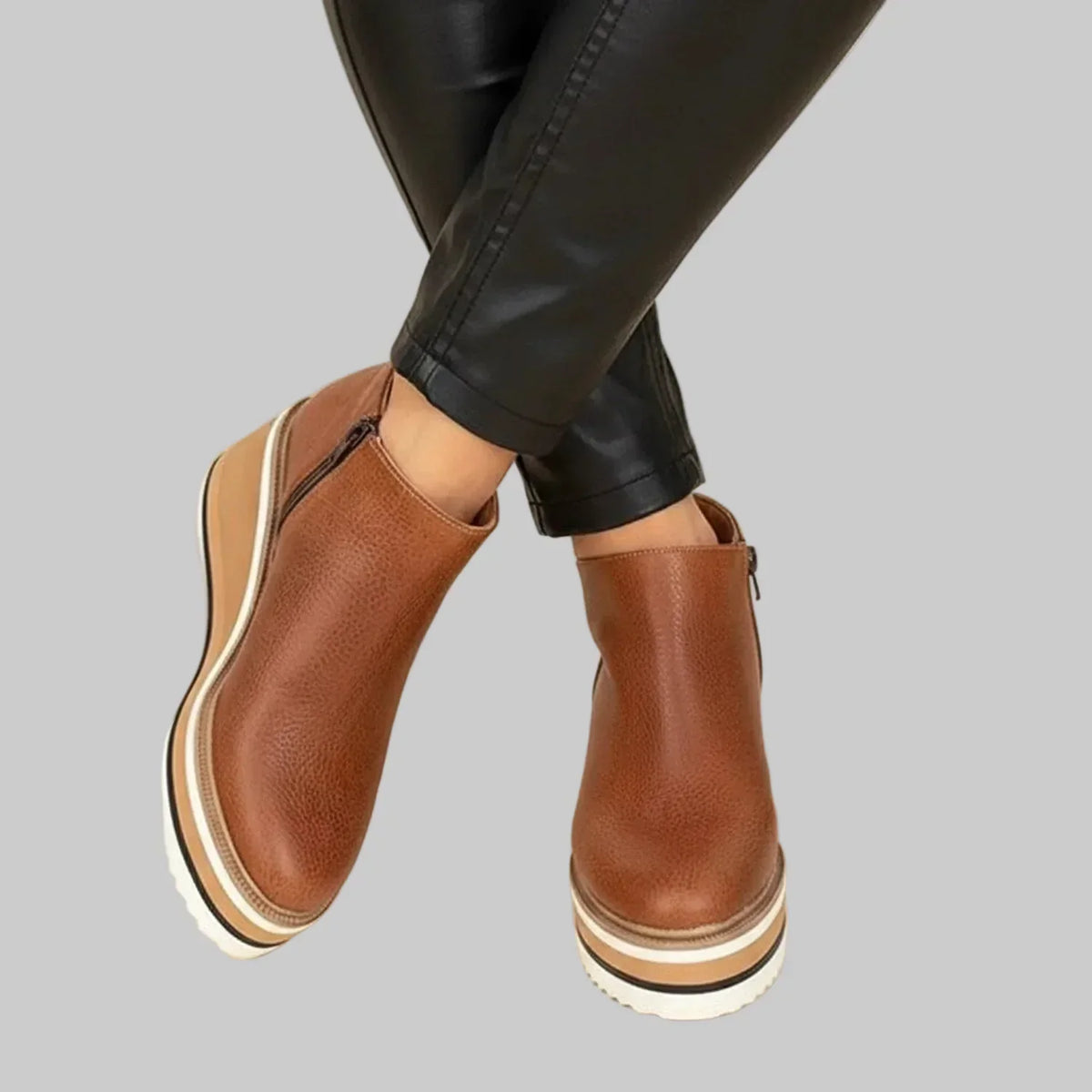 Linda | Wedge Ankle Boots