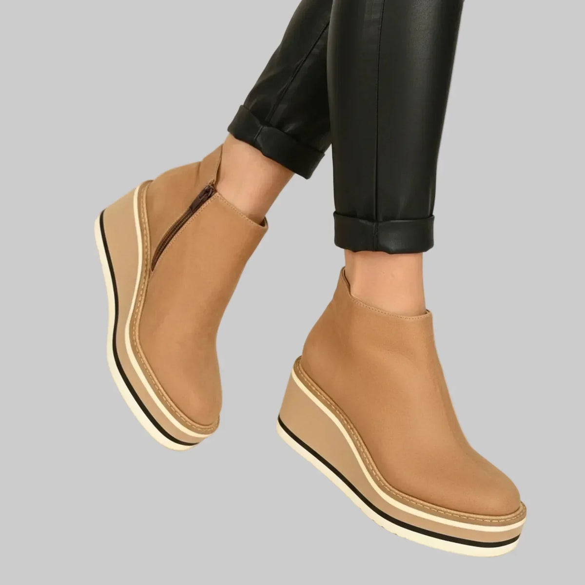 Linda | Wedge Ankle Boots
