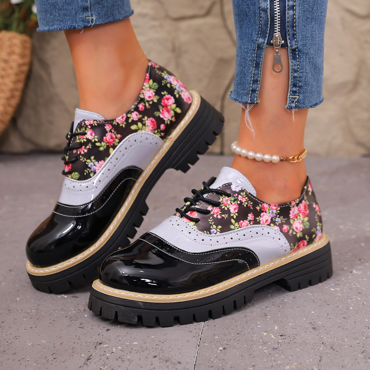 Patricia | Floral Shoes with Arch Support