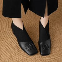 Opium Leather Boots Black